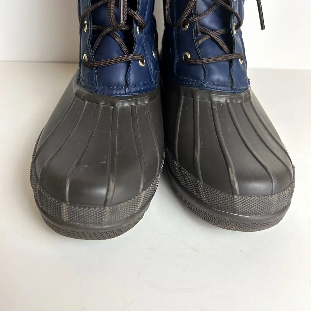 Sperry Top-Sider Gosling Quilted Duck Waterproof Boots Sz 10